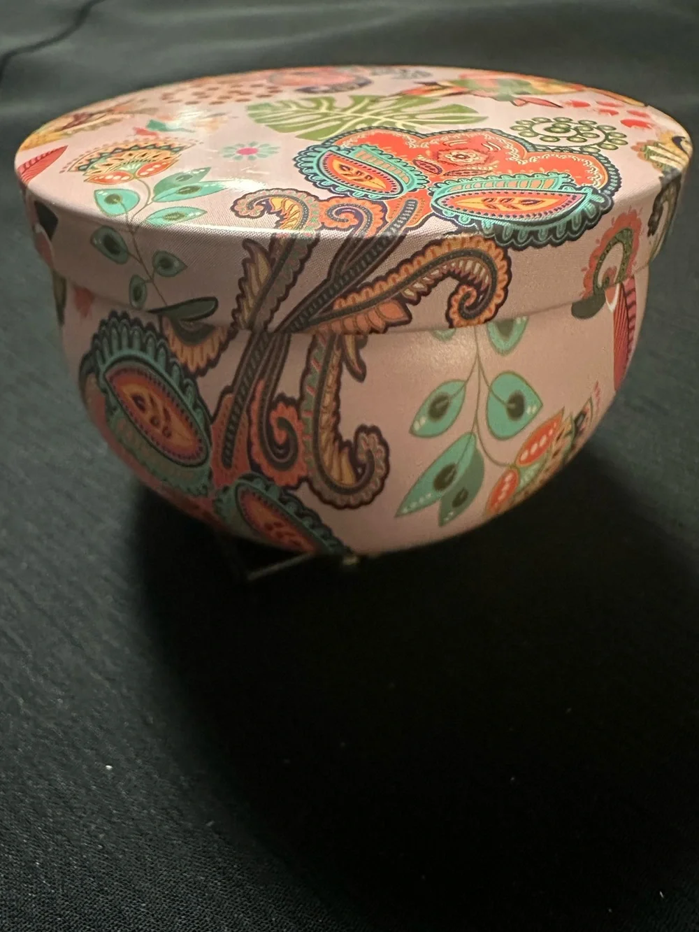 New, Sealed 100% Soy Tropical Tin Candle - Strawberry Scent